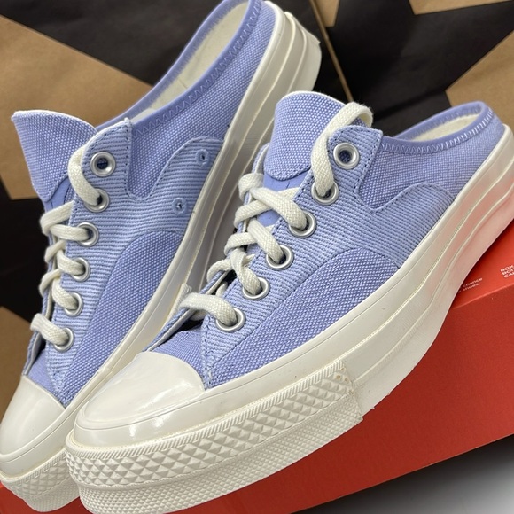 Converse WMNS Chuck 70 Mule 'Serene Sapphire' A00539C Lavender Sneakers - Picture 6 of 16